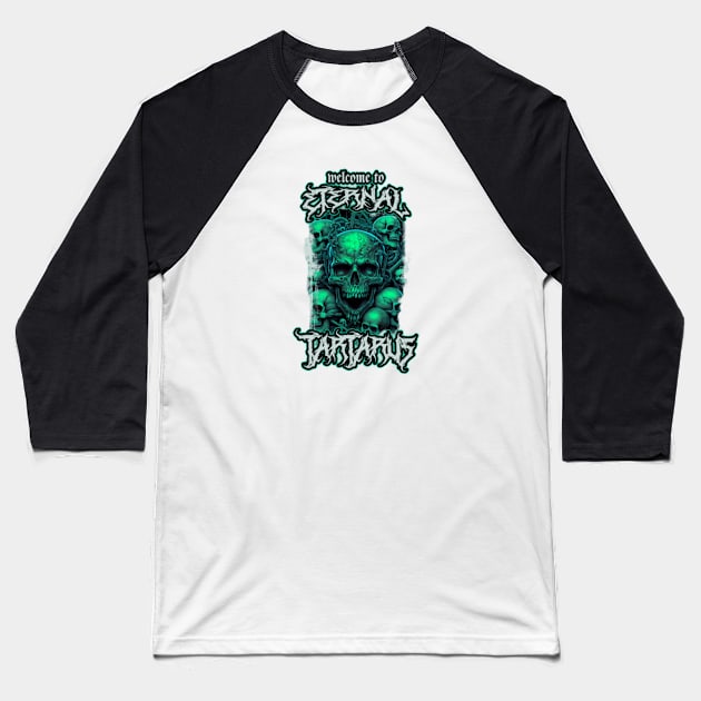 Eternal Tartarus Baseball T-Shirt by AlmostMaybeNever